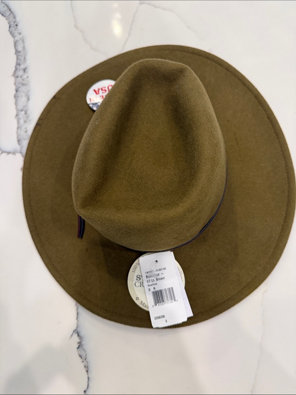 Stetson Bozeman hat light brown - Picture 6 of 8